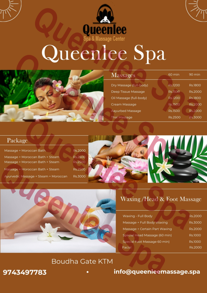 Spa Menu